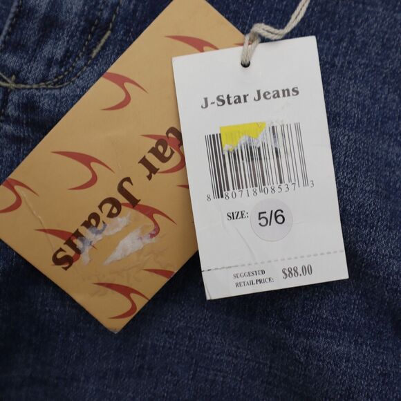 J Star Pants Womens 5 Blue Low Rise Flat Front Straight Leg Casual Jeans - Picture 6 of 16